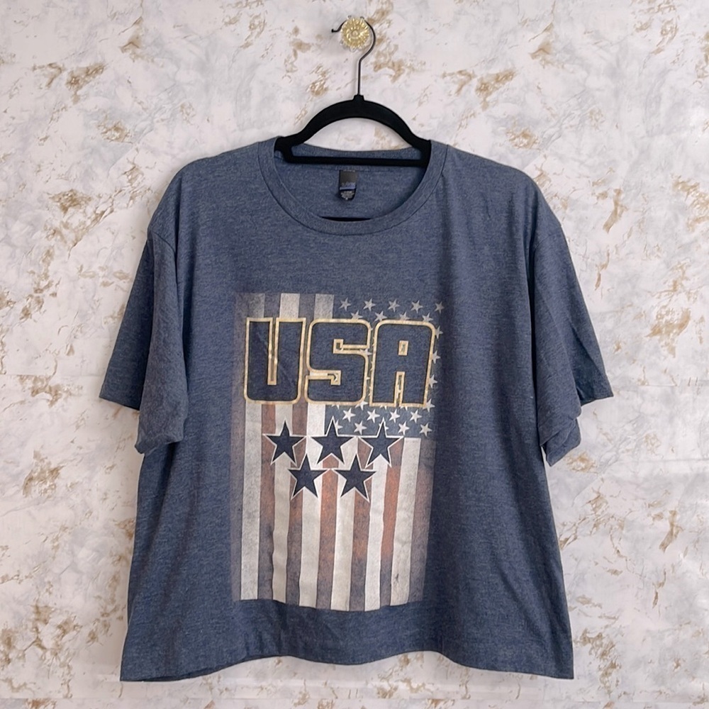 Tultex USA Oversized Crop Top | SIZE XL